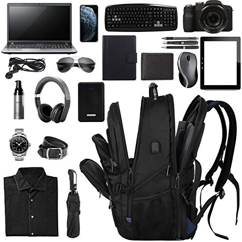 Extra Large Gaming Laptops Backpack with USB Charger Port - Image 3