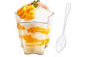 L7HWDP Mini Pentagram Dessert Cups for Exquisite Parties