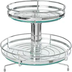 FRUTEIRA ELISA CROMADO COM VIDRO, SCHMITT