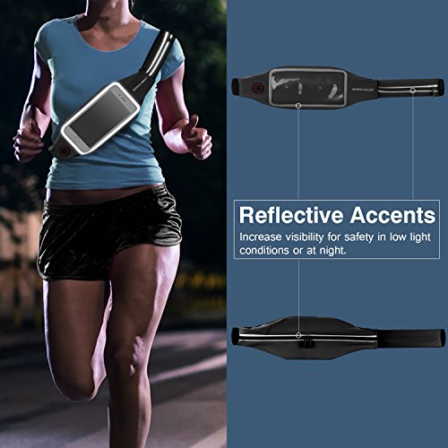 Rhino Valley Running Belt Waist Pack, Water Resistant Sports Fanny Pack For Women Men, Belt Bag With Dual Pockets And Adjustable Waist Strap, Workout Phone Holder For Iphone 14/13 Pro/13/12 Pro/12/11 #TOP6