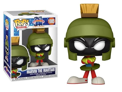 Pop Looney Tunes: Space Jam, A New Legacy - Marvin The Martian Funko Vinyl Figure (Bundled With Compatible Box Protector Case), Multicolor, 3.75 Inches #TOP1