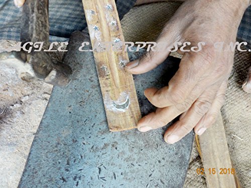 Traditional Wooden Handmade Incense Stick Holder, Ash Catcher With Moon And Star Brass Inlay Work On Hardwood #TOP5