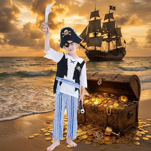 Disfraz Pirata Infantil para Niños miniatura 6