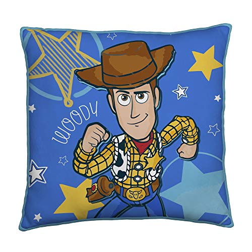Toy Story Roar: Cojín cuadrado oficial con licencia super suave de dos caras  diseño