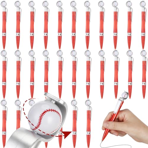 Zhanmai 24 Pcs Baseball Pen Set for Students and Parties