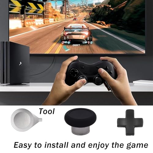 Image of 13Pcs Elite Controller Metal Thumbsticks for Xbox Elite Series 2, Elite Series 2 Core Controller Parts,Joysticks Accessories Replacement, Metal Mod 6 Swap Joysticks, 4 Paddles, 2 D-Pads, 1 Tool(Black)