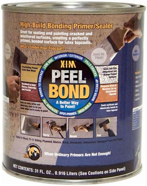 XIM 4-Pack of 1 qt 11462 White Peel Bond Water-Based Acrylic Primer/Sealer