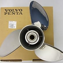 Volvo Penta New OEM 14.75"x21"P Stainless Steel Propeller, 3-Blade RH, 3860709