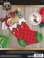 Algopix Similar Product 1 - Bucilla Felt Stocking Applique Kit 18