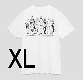 新品:ジョジョの奇妙な冒険「黄金の風●ロゴ入りプリントTシャツ」 新品:ジョジョの奇妙な冒険「黄金の風○ロゴ入りプリントTシャツ
