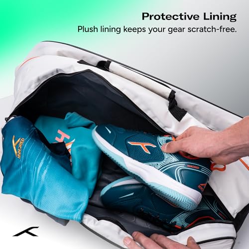 Image of HUNDRED Pickle Pack Pickleball Kit Bag | Spacious Paddle Sports Kit Bag with Large Compartment for Paddles, Shoes & Gear - Ideal for Sports, Gym & Travel | Unisex Design