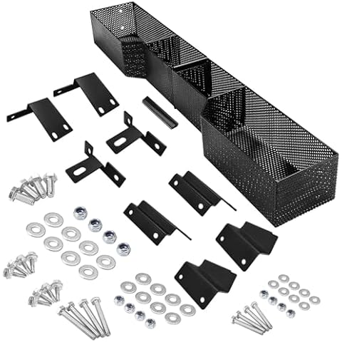 MOSNAI Golf Cart Front Inner Basket Dash Storage/Tray Organizer for EZGO TXT & RXV, Club Car DS & Precedent Golf Cart Inner Storage Utility and Durable Basket Cover
