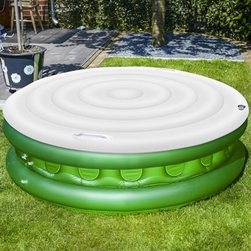 Couverture de spa gonflable ronde 5,25fts bâche isolante imperméable cour