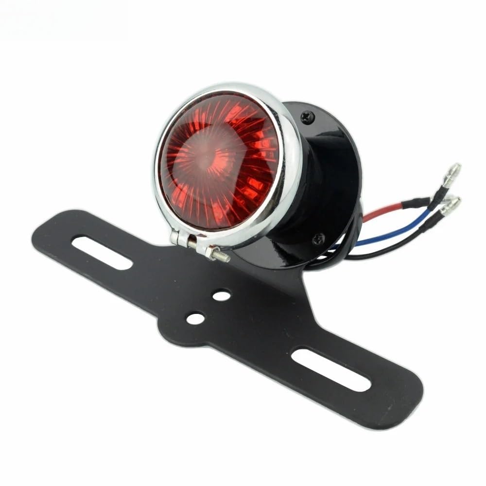 Luces traseras de moto Custom con soporte para rutas en Bobber 7