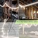 auralab AC LED Kabeltrommel 25m, 25.000 Lumen Superhell 4000K, IP65 Temporäre LED Streifen Baustellenbeleuchtung, Koppelbar bis zu 100m, LED Streifen mit Trommel mit 10 S-Haken & 10 Riemen