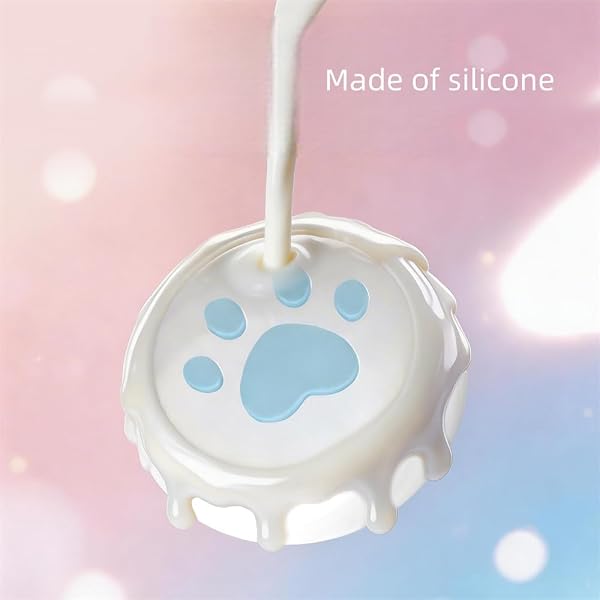 1個 たまごっちパラダイス ダイヤルカバー for Tamagotchi Paradise用ボタンキャップ キーキャップ 肉球 保護カバー シリコン製 ボタン保護カバー キュート かわいい 猫の肉球型 軽量 着脱簡単 転倒防止　防塵 (透明) [並行輸入品] - 4
