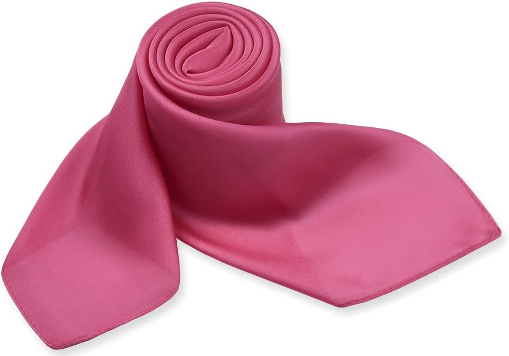 corciova Soft Lightweight Silk Feeling Neck Scarf Large Pashmina Shawl Square Satin Headwrap Long Designer Fashion Scarves