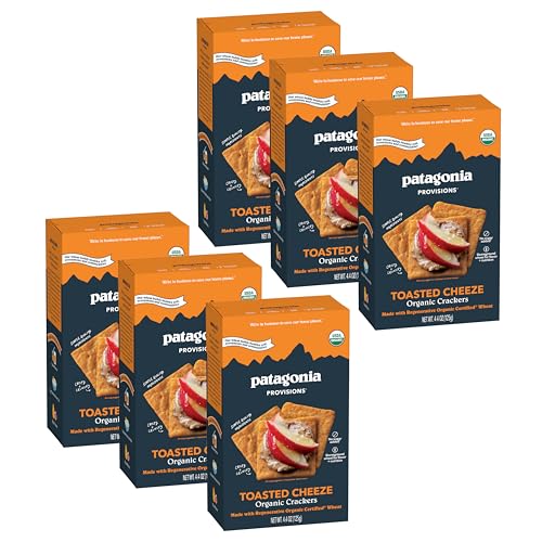 Patagonia Provisions Organic Toasted Cheeze Crackers – 3g