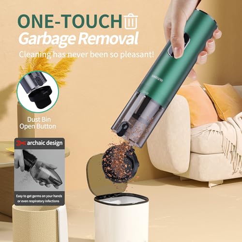 Image of 2026 Upgraded Handheld Vacuum Cordless 17000Pa Powerful Suction, Portable 4-in-1 Car Vacuum with LED Display&Light, 2H Fast Charge, Multi-Nozzles for Car Interior Home Cleaning
