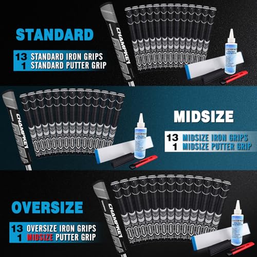 CHAMPKEY Soft Rubber Grips 13 Pack