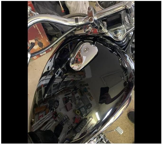 Miniatura 7 de Bruce & Shark Tapa del depósito de combustible 44200-38820 para Suzuki Intruder VS 400 600 700 750 800 1400 1987-2009