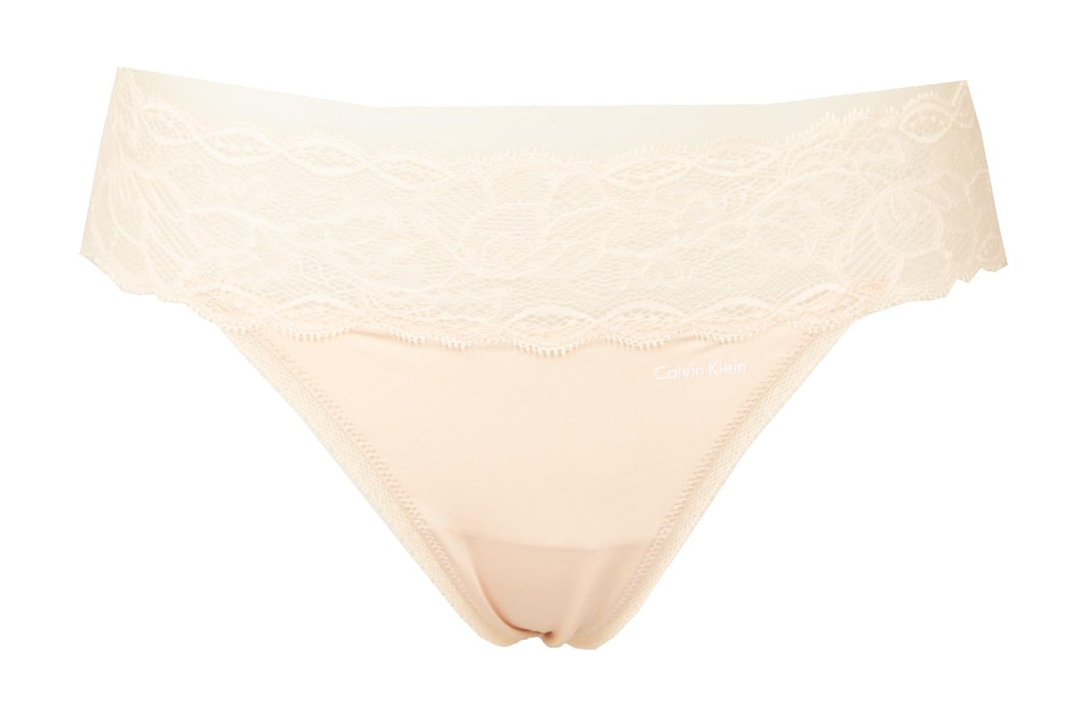 Calvin Klein Perizoma Donna CK Slip Mutanda con Inserti in Pizzo Underwear Articolo QF1199O