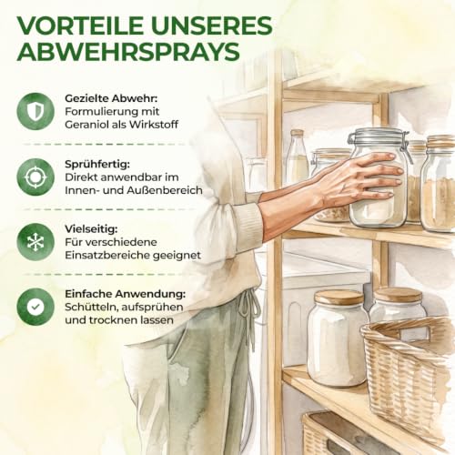 GREEN GUARDIA Flohspray für Hunde – Sofortschutz gegen Flöhe, 500 ml