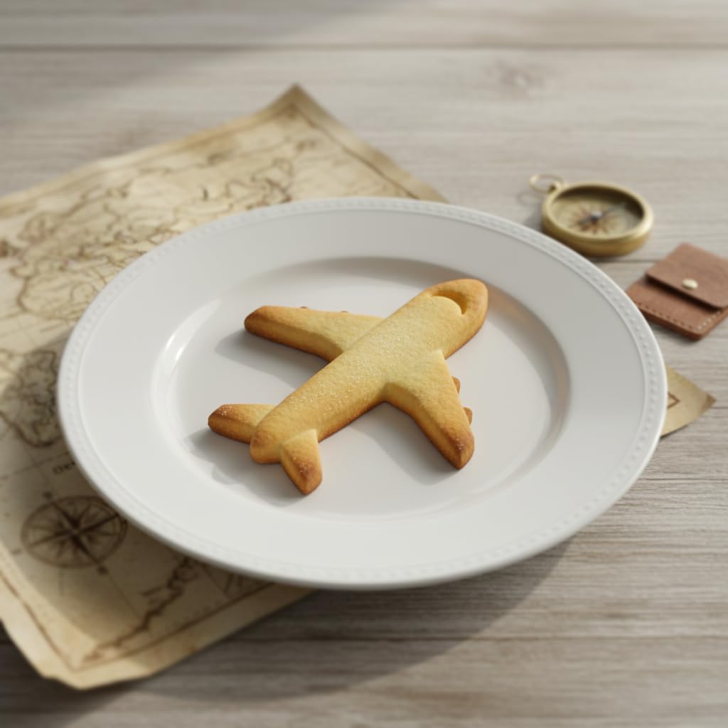 Amazon | BAKERLOGY クッキー型3個セット（飛行機・パスポート・スーツ