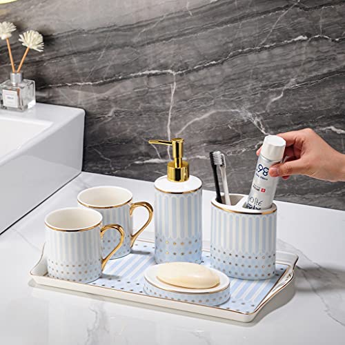 Ensemble de bains de bouche pour vasque propre et salle de bain ordonnée - 8