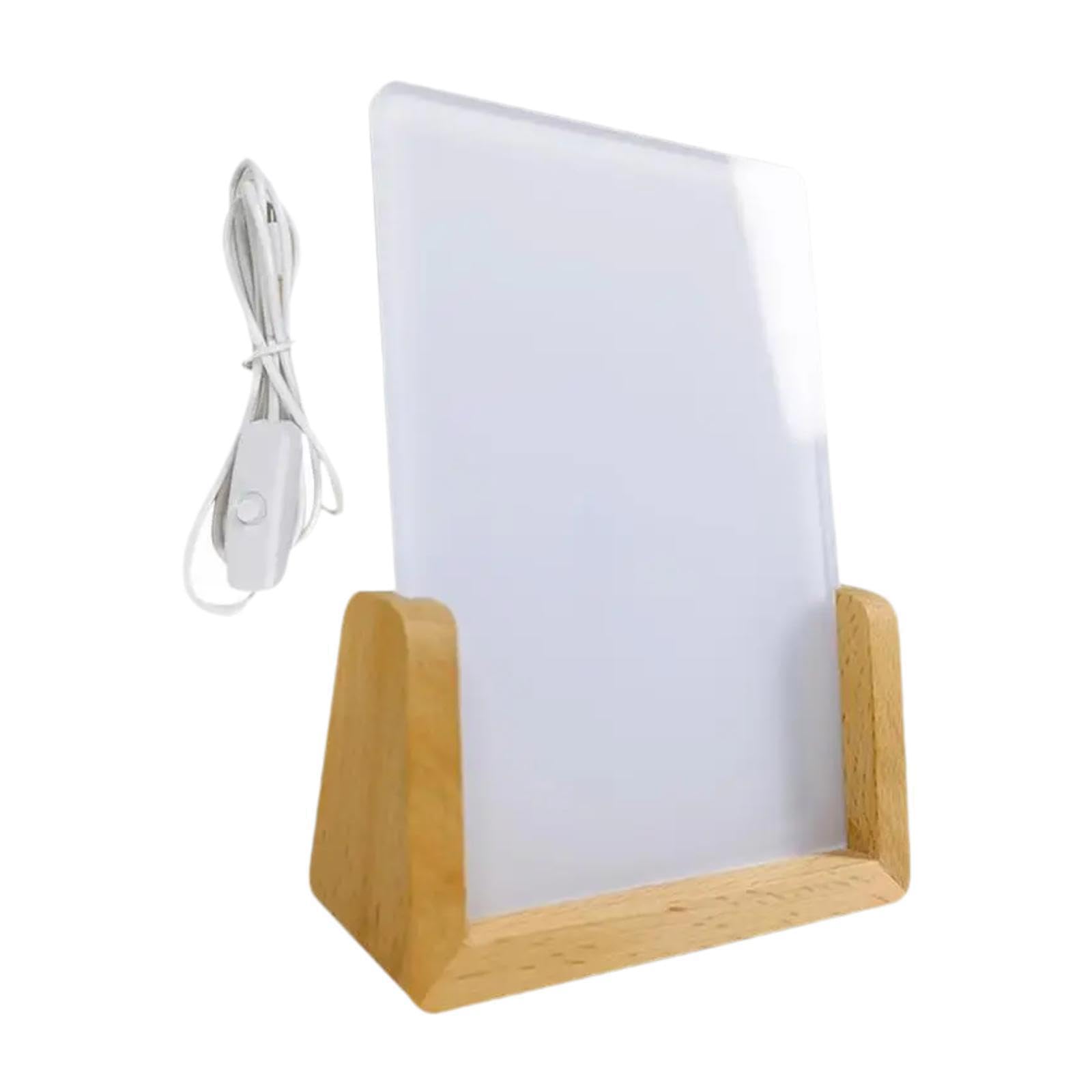 Alcxazs Light Night Lamp Base Offers Elegant Solution To Brighten Up Space While Complementing Existing Decor Acrylic Photo Frame Panel Jewelry Holder Decor