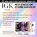 IGK Permanent Hair Dye Color Kit | 6R Smoky Scarlet - Intense Auburn | 100% Gray Color Coverage + Strengthen + Shine | Ammonia Free