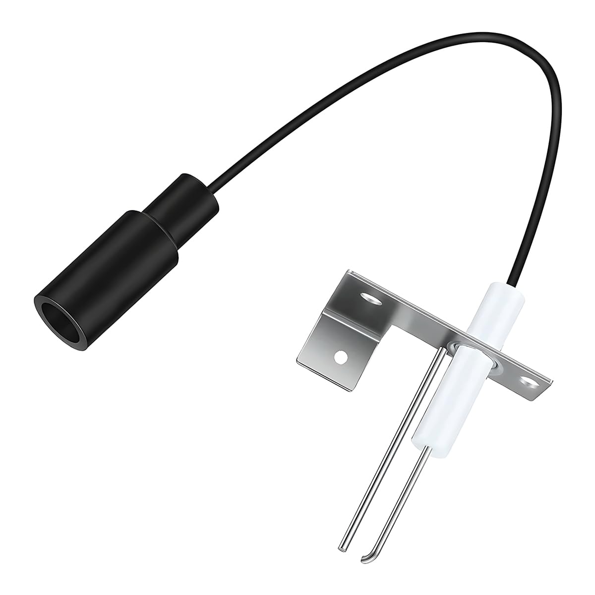 Bittwee Car 93868 Water Heater Igniter, Auto RV Water Heater Replacement Parts Electrode With Sensor Spark Probe 2-Prong Igniter Repair, Universal for Emergency Camper Suburban RV Heater