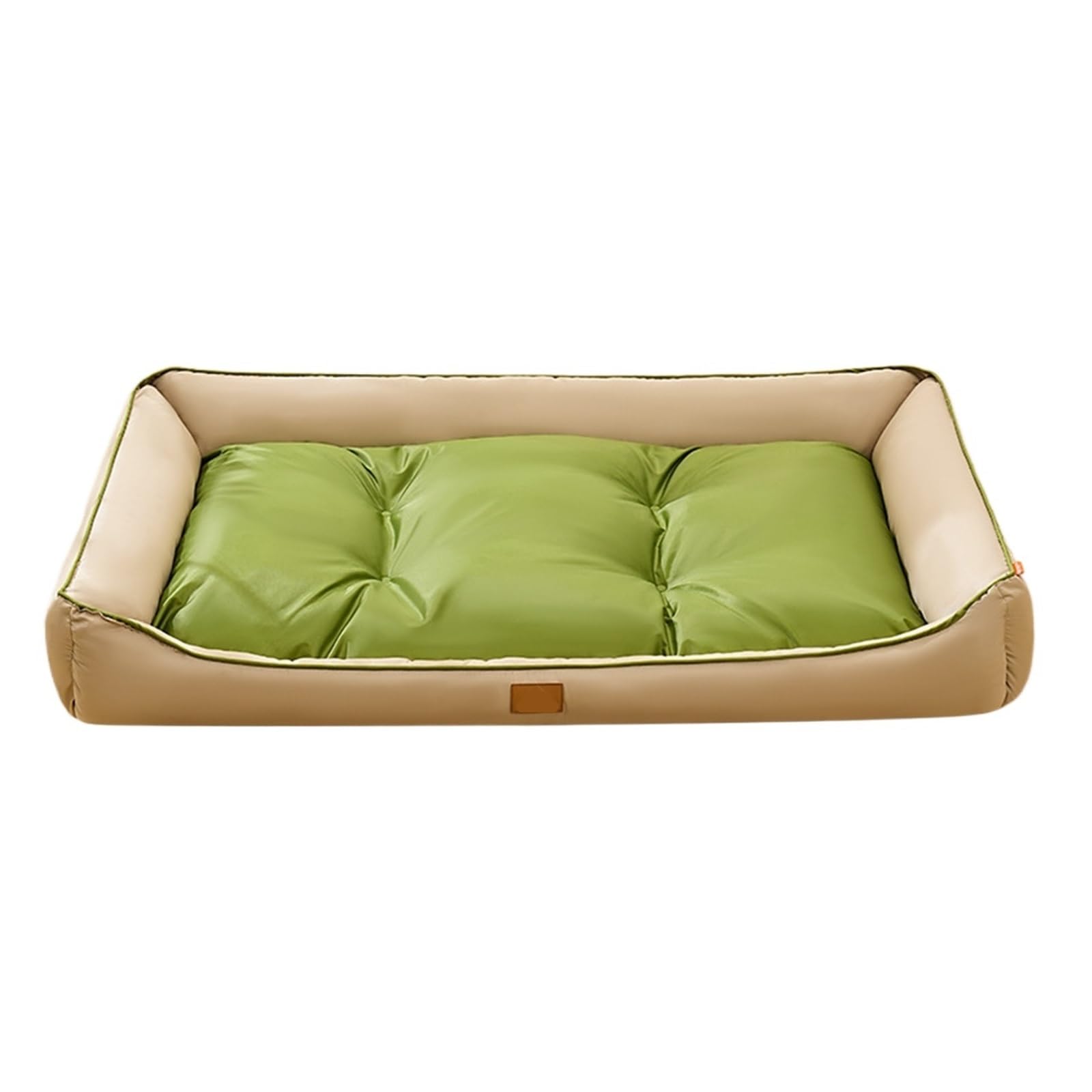 Lit d'hiver pour chiens et chats : couchage beige douillet de salon