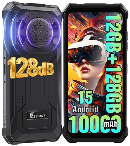 FOSSiBOT F110L SIM�t���[ �X�}�z �{�� Android 15 �X�}�z 12GB RAM+128GB ROM 2TB�g���\ 10000mAh�̑�e�ʃo�b�e���[ �^�t�l�X�X�}�z �h���h�o�ϏՌ� 6.745�C���`HD+ ���� �A���h���C�h�X
