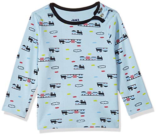 Image of Amazon Brand - Jam & Honey Baby Boy's Full Sleeves T-Shirt | 100% Cotton Printed Regular Fit T-Shirts | New Born Baby Clothes - 0 to 24 Months (Pack of 3)