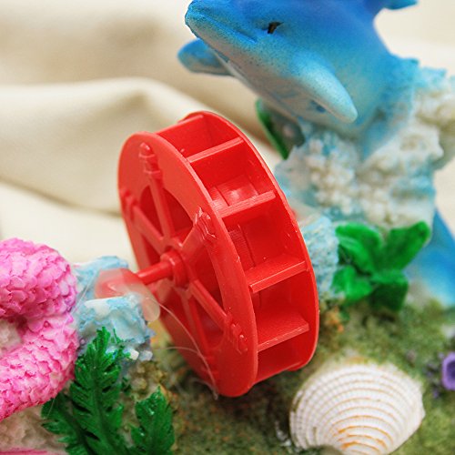 Dimart Pink Red Blue High Imitation Mermaid Landscaping Ornament For Fish Tank Aquarium (Contian Of A Gift Blue Yellow Black High Imitation Lionfish Landscaping Ornament) #TOP4