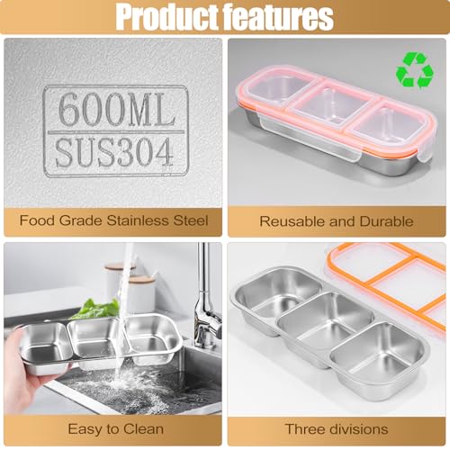 Image of Snack Containers 3 Compartment