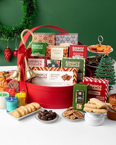 Image of HyperFoods Christmas Hampers For Gifting New Year Gift Pack Candles Set Chocolate Gift Hamper Christmas Hamper Gift Box New Year Gifts For Friends Chocolate Gift Pack Chocolates