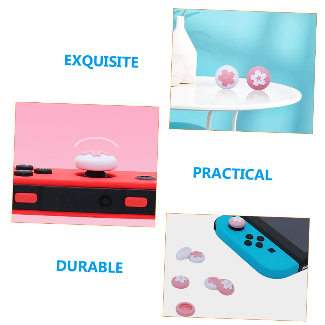 ULTECHNOVO 100stücke Teiliges Joystick Grip Cover Für Switch Schutzkappen Für Daumensticks Kompatibel Mit Switch Pro Controller Und Oled Weiche Kappen Für Optimalen Schutz Und Komfort