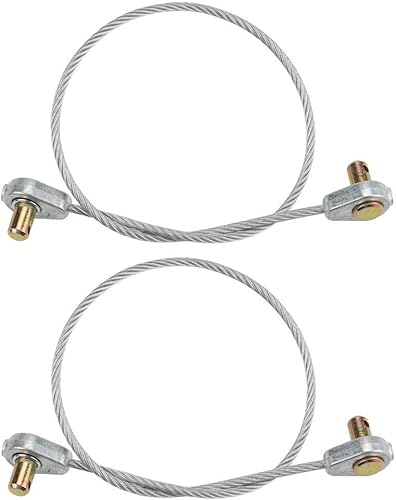 Hakatop - Cable de elevación para cortacésped (2 unidades, compatible con CUB Cadet MTD 946-0968, 746-0968, Rotary 12410)