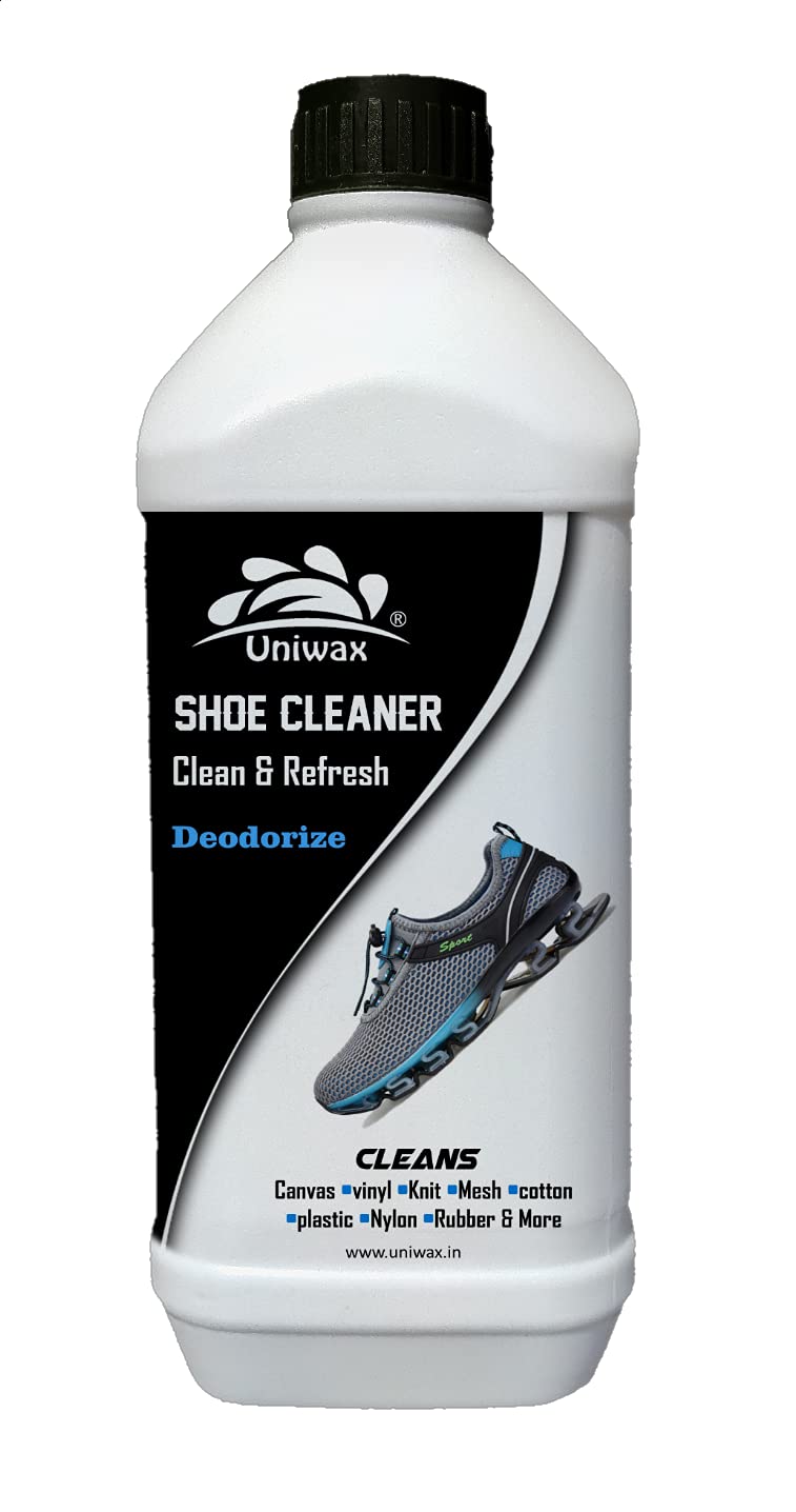 uniwax Premium Shoe Cleaning Liquid – Concentrated Formula for Removing Dirt, Scuffs, Ultimate White Deep Cleaning Solution – Perfect for Sneakers, Boots, and Dress Shoes 1kg (B07M92V8BC) Amazon Price History, Amazon Price Tracker