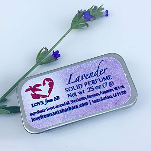 Love From Santa Barbara Compact Personal Lavender Solid Perfume thumb #6