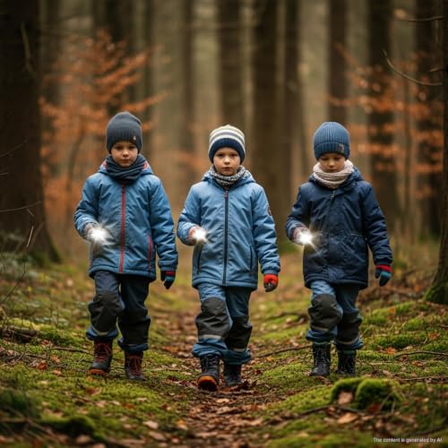 Image of Teprewes Dinosaur Outdoor Kid's Flashlight Rechargeable, Led Flashlight, Fun and Lightweight Kid Flashlight Suitable for Camping and Outdoor Exploration, Dog Walking, Birthday Gift