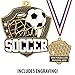 Crown Awards Custom Soccer Medals, 2 1/4