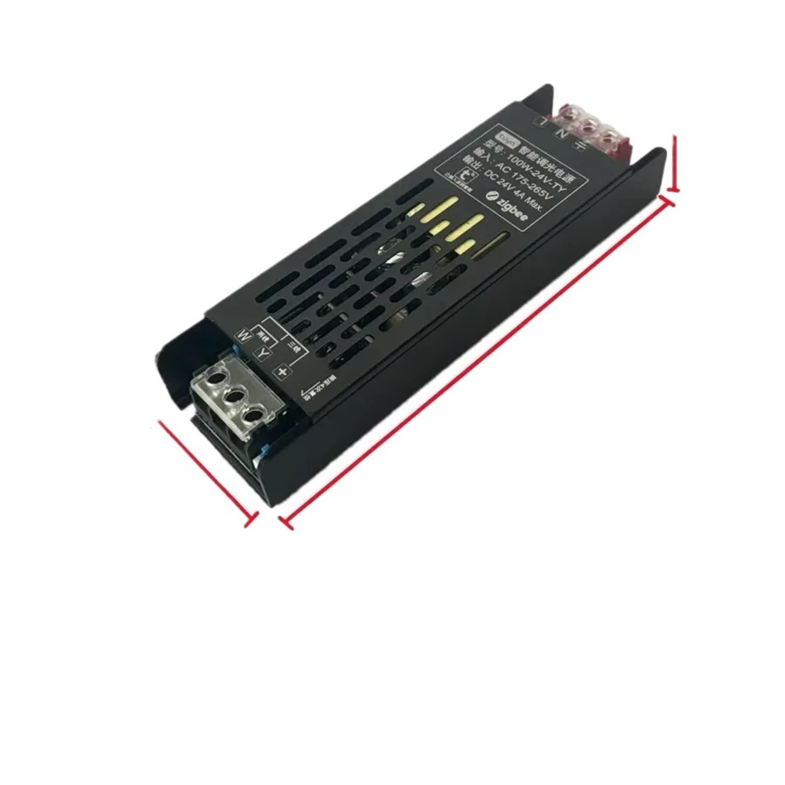 Variateur LED Tuya Zigbee 3.0 DC24V compatible Alexa et Google