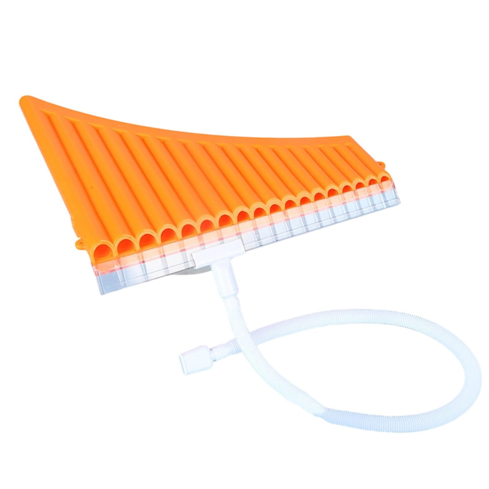 Flet Pana Dedykowany Instrument Na Fletni Pana 16 I 18 Rurek Przyjazny Dla Początkujących Przenośny Podwójny Ustnik C Dur(18-pipe beige-orange)