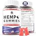 HempTotally Hemp Gummies 6000MG - 100MG per Natural Fruit Gummy with Organic and Vegan Hemp Oil, Candy Supplements for Pain, Anxiety, Stress & Inflammation Relief, Promotes Sleep & Calms Mood