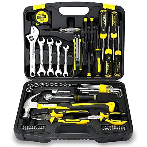 61-Piece Mechanic Tool Set for Auto Repair and Household Use