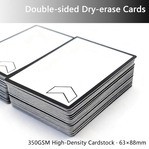 MTG Dry Erase Tokens Set of 60, Reusable Double-Sided Blank Cards - image 7