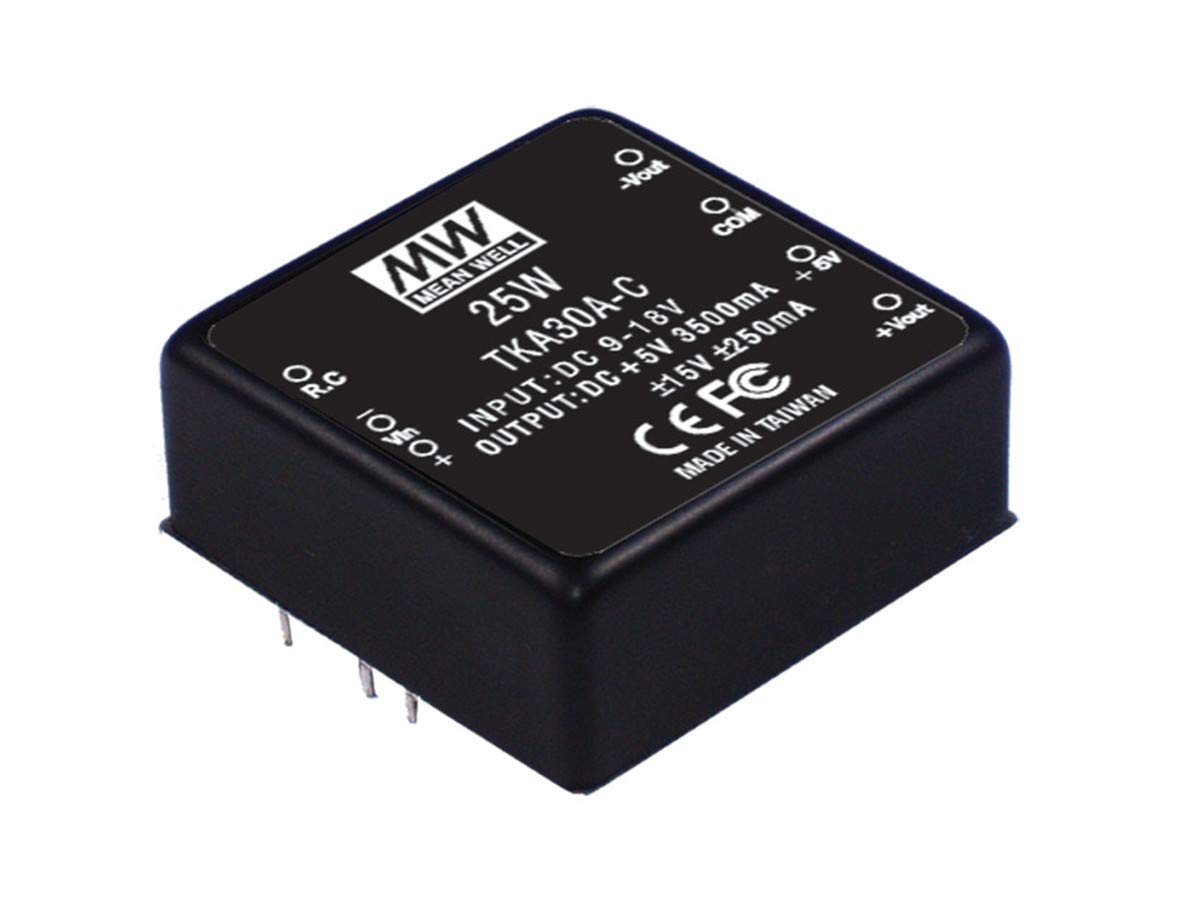 Convertisseur CC/CC TKA30B-C à triple sortie stable de 25W -/+15V